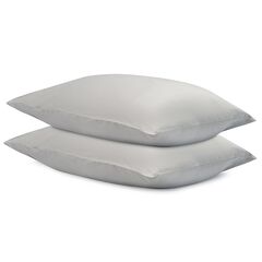 Набор из двух наволочек  из умягченного сатина серого цвета из коллекции Essential, 50х70 см