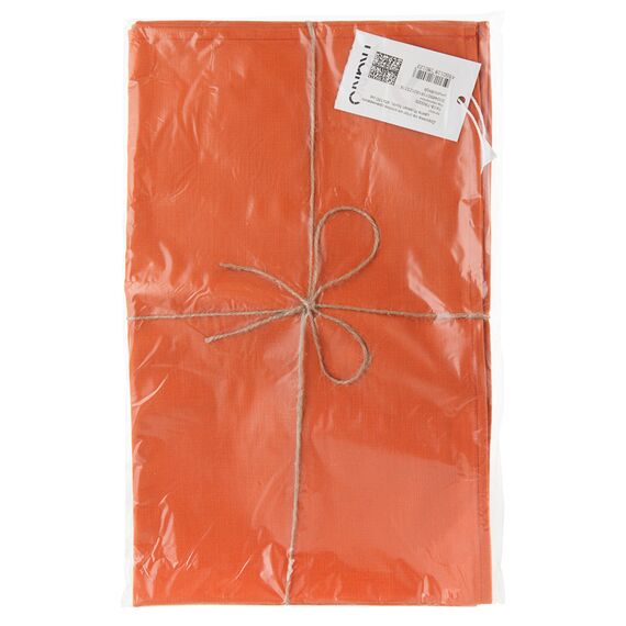 Дорожка на стол из хлопка оранжевого цвета Russian North, 45х150 см, изображение 4