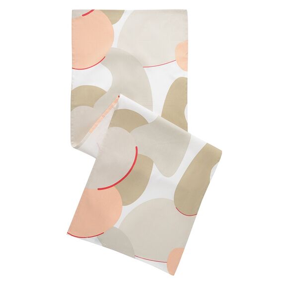 Дорожка на стол из хлопка бежевого цвета с авторским принтом из коллекции Freak Fruit, 45х150 см, изображение 3