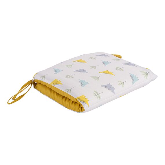 Бортик в кроватку из сатина с принтом Dinosauria world из коллекции Tiny world, 360х35х5 см, изображение 12