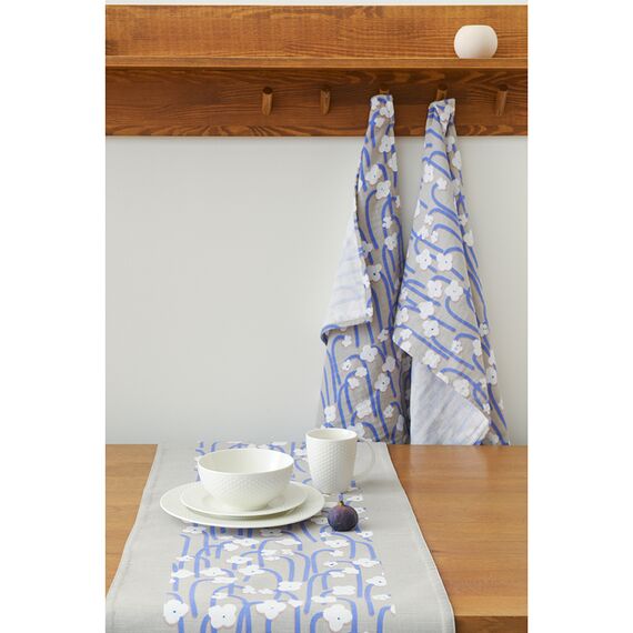 Дорожка на стол с принтом Полярный цветок из коллекции Scandinavian touch, 45х150 см, изображение 8