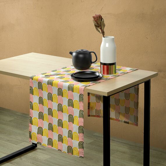 Дорожка на стол с принтом Passion Arch из коллекции Wild, 45х150 см, изображение 7