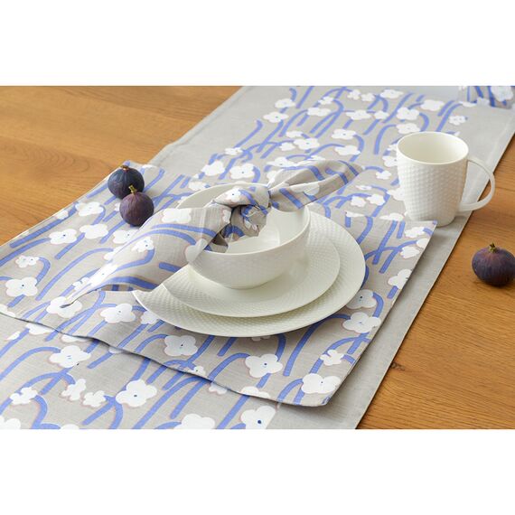 Дорожка на стол с принтом Полярный цветок из коллекции Scandinavian touch, 45х150 см, изображение 2