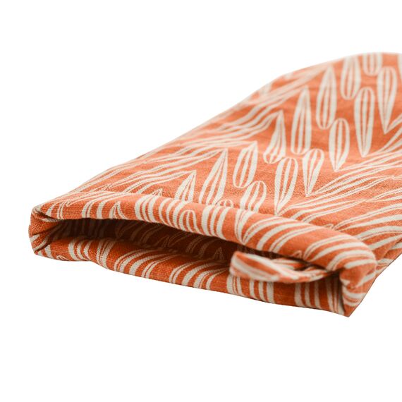 Варежка-прихватка из хлопка с графичным принтом Колосья Russian North, 26х14 см, изображение 3