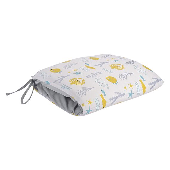 Бортик в кроватку из сатина с принтом Oceania world из коллекции Tiny world, 360х35х5 см, изображение 12