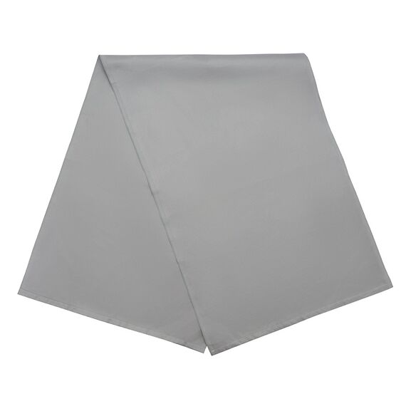 Дорожка серого цвета с фактурным рисунком из хлопка из коллекции Essential, 53х150см, изображение 4