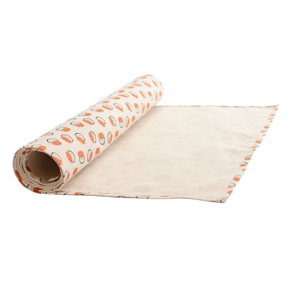 Дорожка на стол из хлопка с графичным принтом Ягоды Russian North, 45х150 см, изображение 3