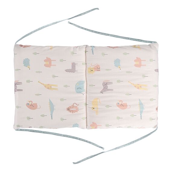 Бортик в кроватку из сатина с принтом Animalia world из коллекции Tiny world, 360х35х5 см, изображение 11