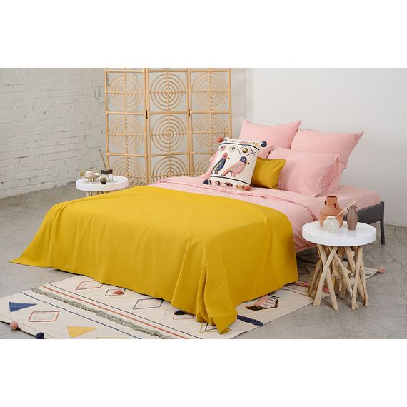 Ковер из хлопка в этническом стиле с орнаментом Птицы из коллекции Ethnic, 120х180 см, изображение 3