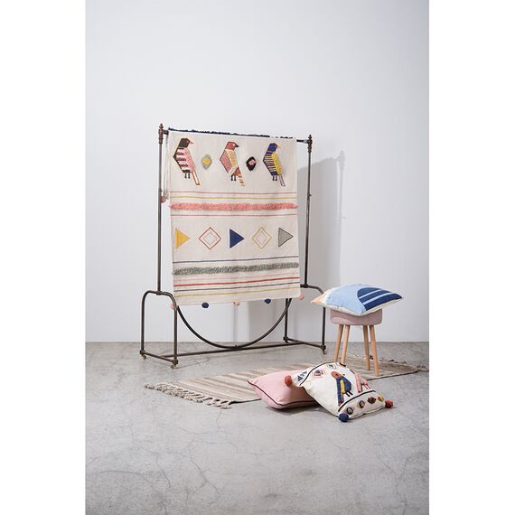 Ковер из хлопка в этническом стиле с орнаментом Птицы из коллекции Ethnic, 160х230 см, изображение 4