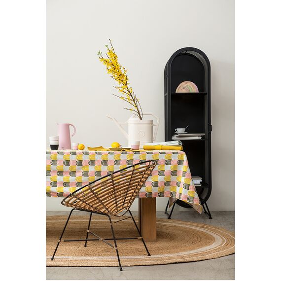 Ковер из джута овальный с вставками белого цвета из коллекции Ethnic, 200X300 см, изображение 7