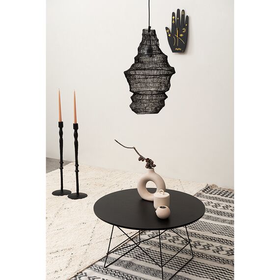 Ковер из хлопка с контрастным орнаментом и бахромой из коллекции Ethnic, 120х180 см, изображение 3