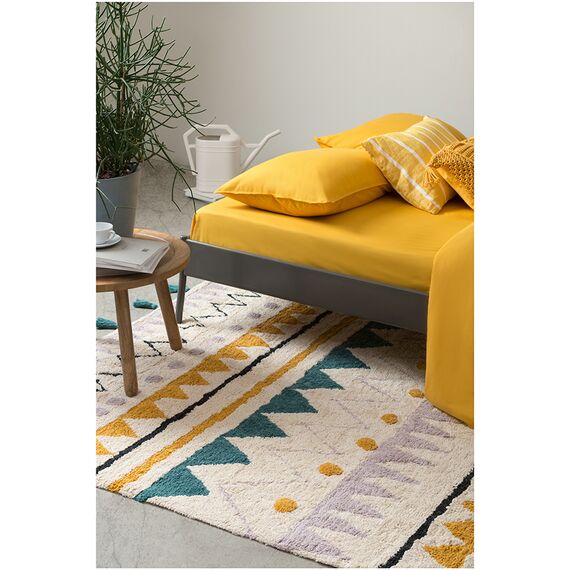 Ковер из хлопка с контрастным этническим орнаментом из коллекции Ethnic, 160x230 см, изображение 6