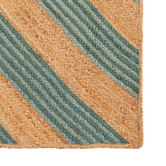 Ковер из джута с вставками зеленого цвета из коллекции Ethnic, 160х230 см, изображение 5