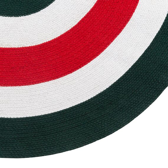 Ковер из хлопка Target темно-зеленого цвета из коллекции Ethnic, d 120 см, изображение 4