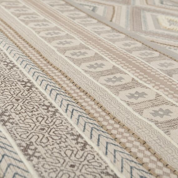 Ковер из хлопка, шерсти и джута с геометрическим орнаментом из коллекции Ethnic, 160х230 см, изображение 11