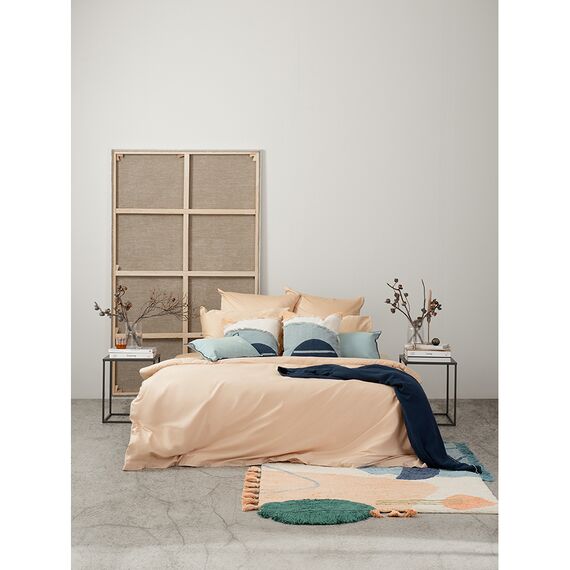 Ковер из хлопка с геометрическим принтом, бахромой и кисточками из коллекции Ethnic, 200х300 см, изображение 3