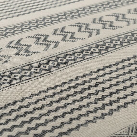 Ковер из хлопка с контрастным орнаментом и бахромой из коллекции Ethnic, 200х300 см, изображение 9