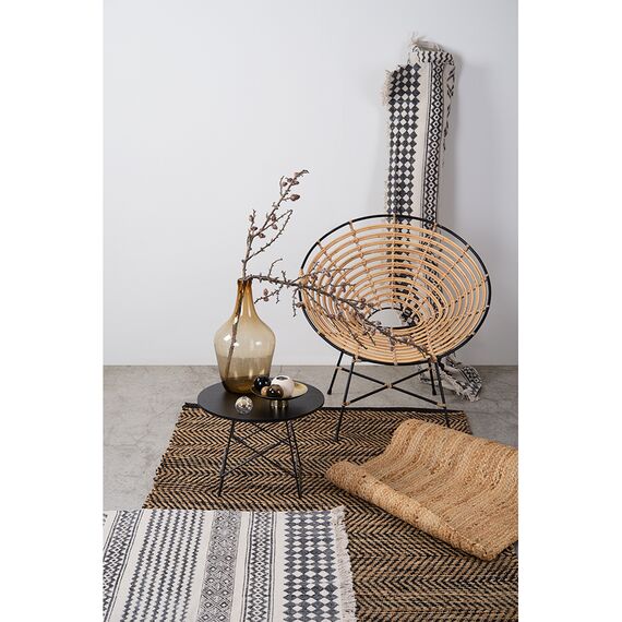 Ковер из джута с орнаментом Зигзаг из коллекции Ethnic, 120х180 см, изображение 2