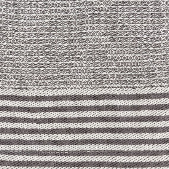 Набор из двух вафельных полотенец с контрастным кантом из коллекции Essential, 50х70 см, изображение 6