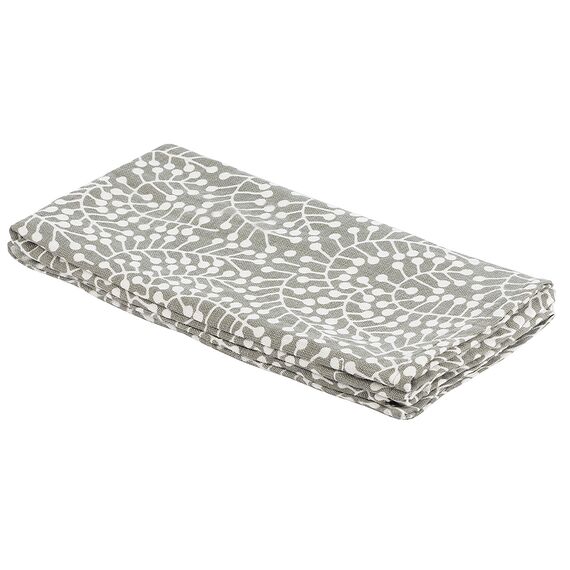 Набор из двух муслиновых полотенец серого цвета с принтом Спелая Смородина из коллекции Scandinavian touch, 50х70 см, изображение 4