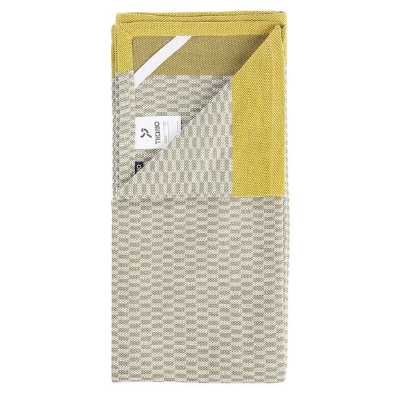 Набор из двух кухонных жаккардовых полотенец  оливкового цвета из коллекции Essential, 50х70 см, изображение 2