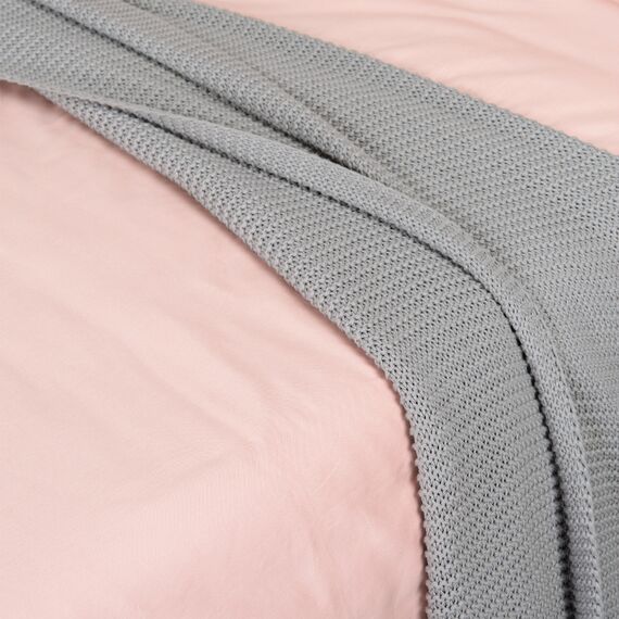 Комплект постельного белья полутораспальный из сатина цвета пыльной розы из коллекции Essential, изображение 5