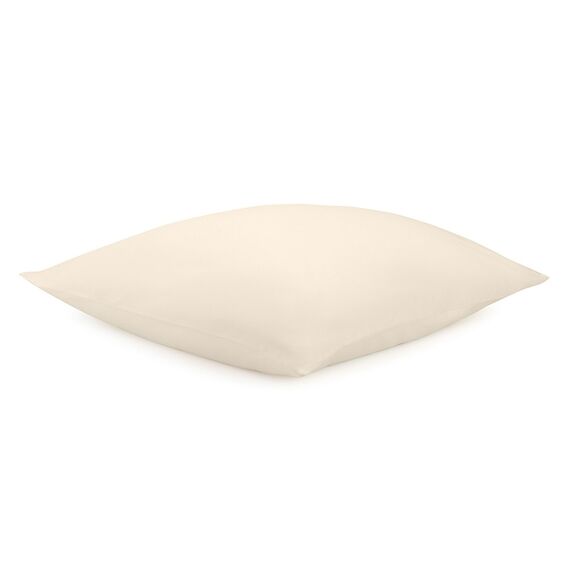 Набор из двух наволочек из сатина кремового цвета из коллекции Essential, 70х70 см, изображение 3
