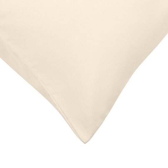 Набор из двух наволочек из сатина кремового цвета из коллекции Essential, 70х70 см, изображение 4