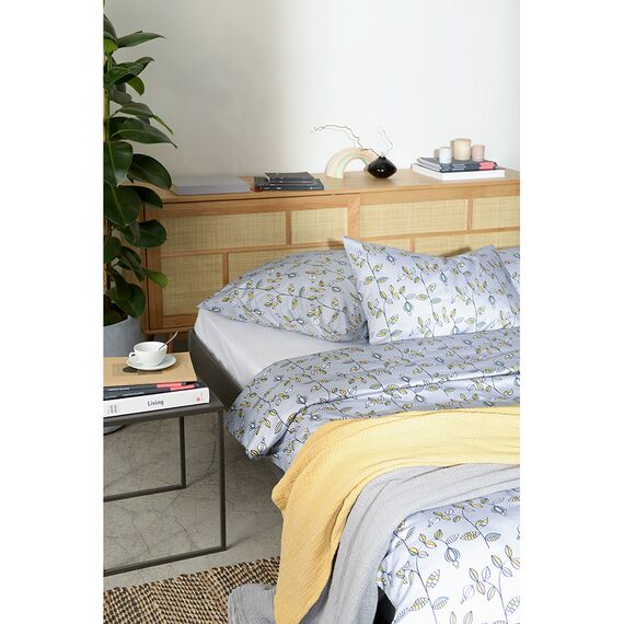 Комплект постельного белья из сатина с принтом 'Ягоды тайги' из коллекции Russian North, 200х220 см, изображение 4