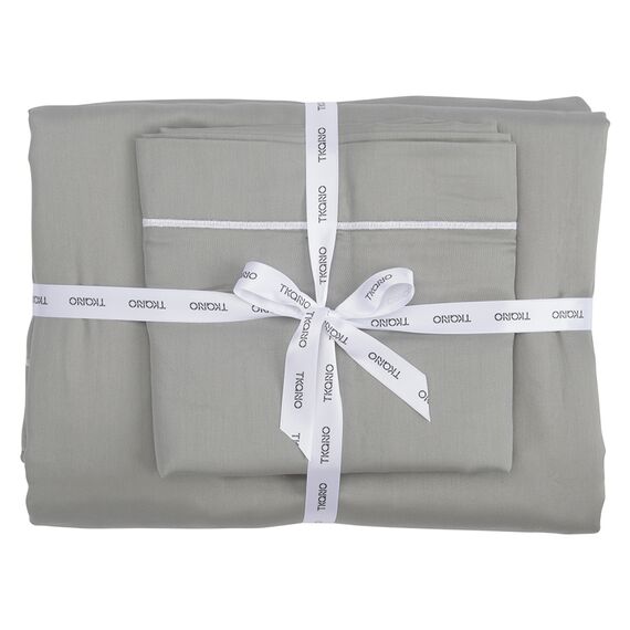 Комплект постельного белья из египетского хлопка Essential, серый, евро размер, изображение 9