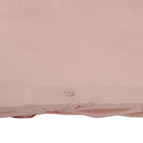 Комплект постельного белья полутораспальный из сатина цвета пыльной розы из коллекции Essential, изображение 10