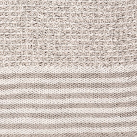 Набор из двух вафельных полотенец с контрастным кантом из коллекции Essential, 50х70 см, изображение 5