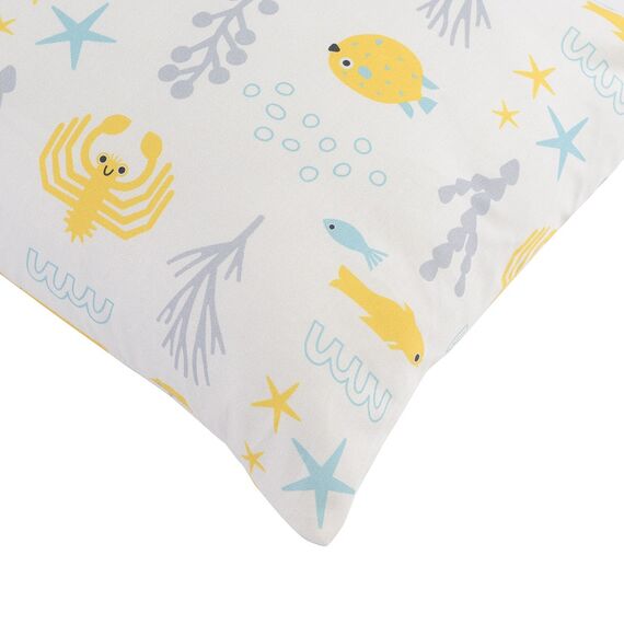 Наволочка из сатина с принтом Oceania world из коллекции Tiny world, 30х50 см, изображение 10