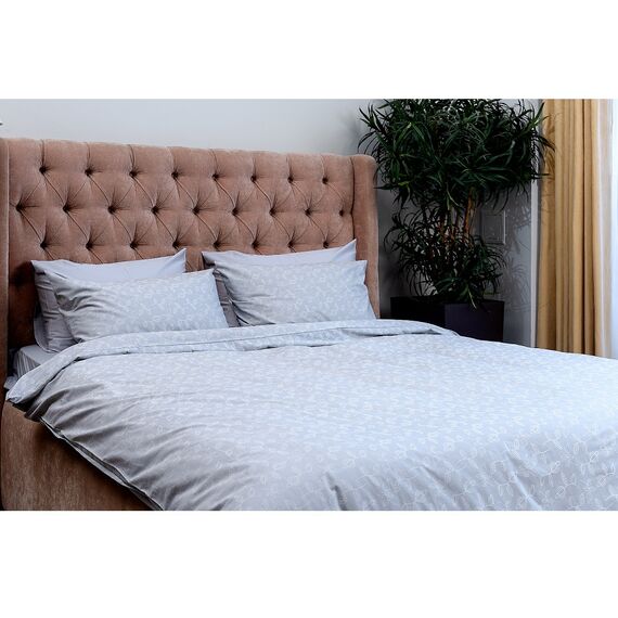 Пододеяльник жаккардовый с принтом Ягоды тайги Russian North, 200х200 см, изображение 3