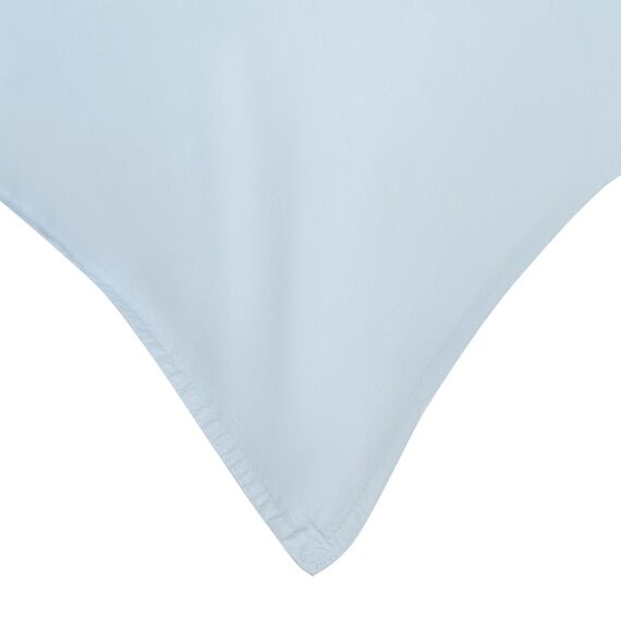 Набор из двух наволочек небесно-голубого цвета из органического стираного хлопка из коллекции Essential, 50х70 см, изображение 5