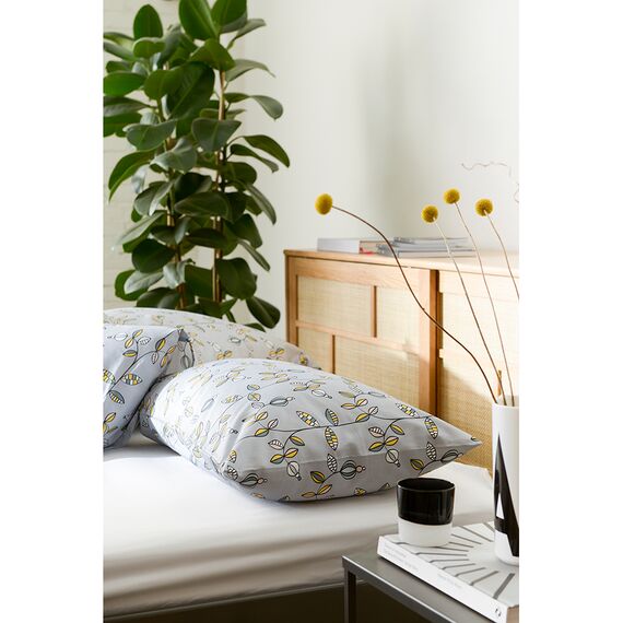 Набор из двух наволочек из сатина с принтом 'Ягоды тайги' из коллекции Russian North, 50х70 см, изображение 2