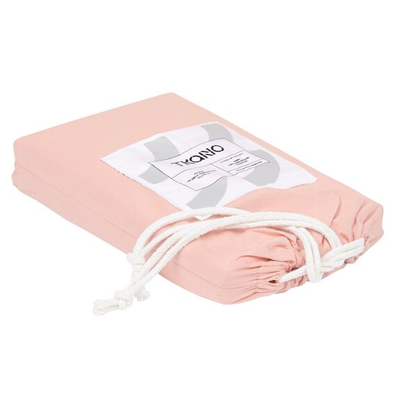 Набор из двух наволочек цвета пыльной розы из органического стираного хлопка из коллекции Essential, 50х70 см, изображение 5