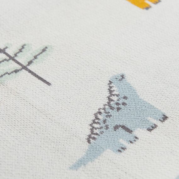 Плед из хлопка с принтом Dinosauria world из коллекции Tiny world 80х110 см, изображение 10