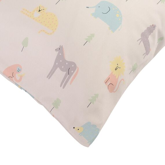 Наволочка из сатина с принтом Animalia world из коллекции Tiny world, 40х60 см, изображение 11