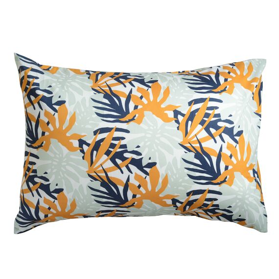 Набор из двух наволочек из сатина с принтом Leaves из коллекции Wild, 50х70 см, изображение 4