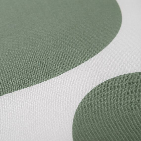 Подушка декоративная из хлопка мятного цвета с авторским принтом из коллекции Freak Fruit, 30х50 см, изображение 4