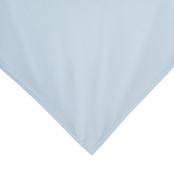 Набор из двух наволочек небесно-голубого цвета из органического стираного хлопка из коллекции Essential, 70х70 см, изображение 5