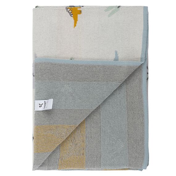 Плед из хлопка с принтом Dinosauria world из коллекции Tiny world 80х110 см, изображение 7