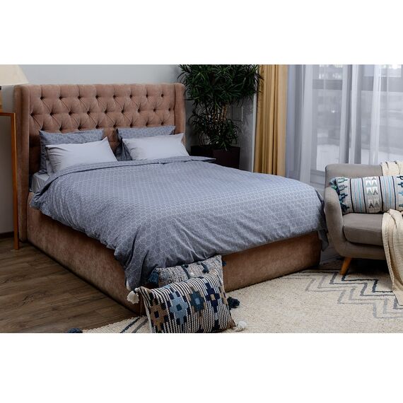 Пододеяльник жаккардовый с принтом Хвойный вальс Russian North, 200х220 см, изображение 2