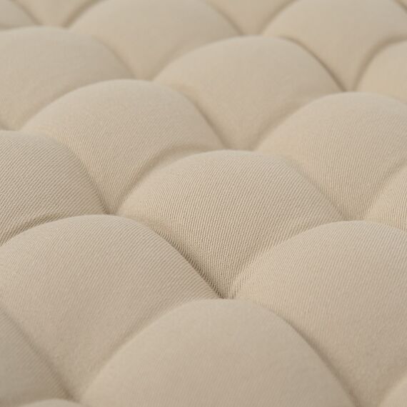 Подушка на стул из хлопка бежевого цвета из коллекции Essential, 40х40 см, изображение 3