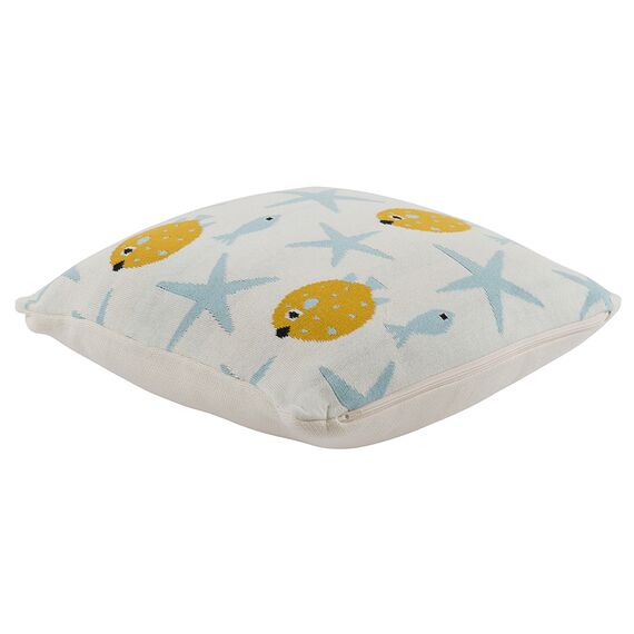 Подушка декоративная с принтом Oceania world из коллекции Tiny world 35х35 см, изображение 7