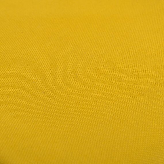 Покрывало из фактурного хлопка горчичного цвета с контрастным кантом из коллекции Essential, 230х250 см, изображение 8