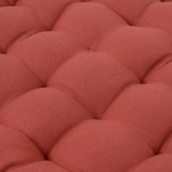 Подушка на стул из хлопка терракотового цвета из коллекции Prairie, 40х40 см, изображение 3