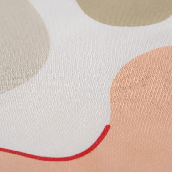 Полотенце кухонное бежевого цвета с авторским принтом из коллекции Freak Fruit, 50х70 см, изображение 4